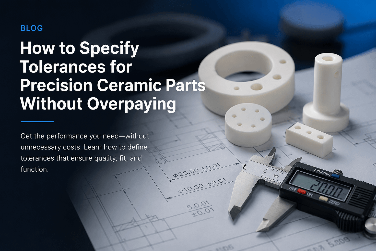 How to Specify Tolerances for Precision Ceramic Parts Without Overpaying